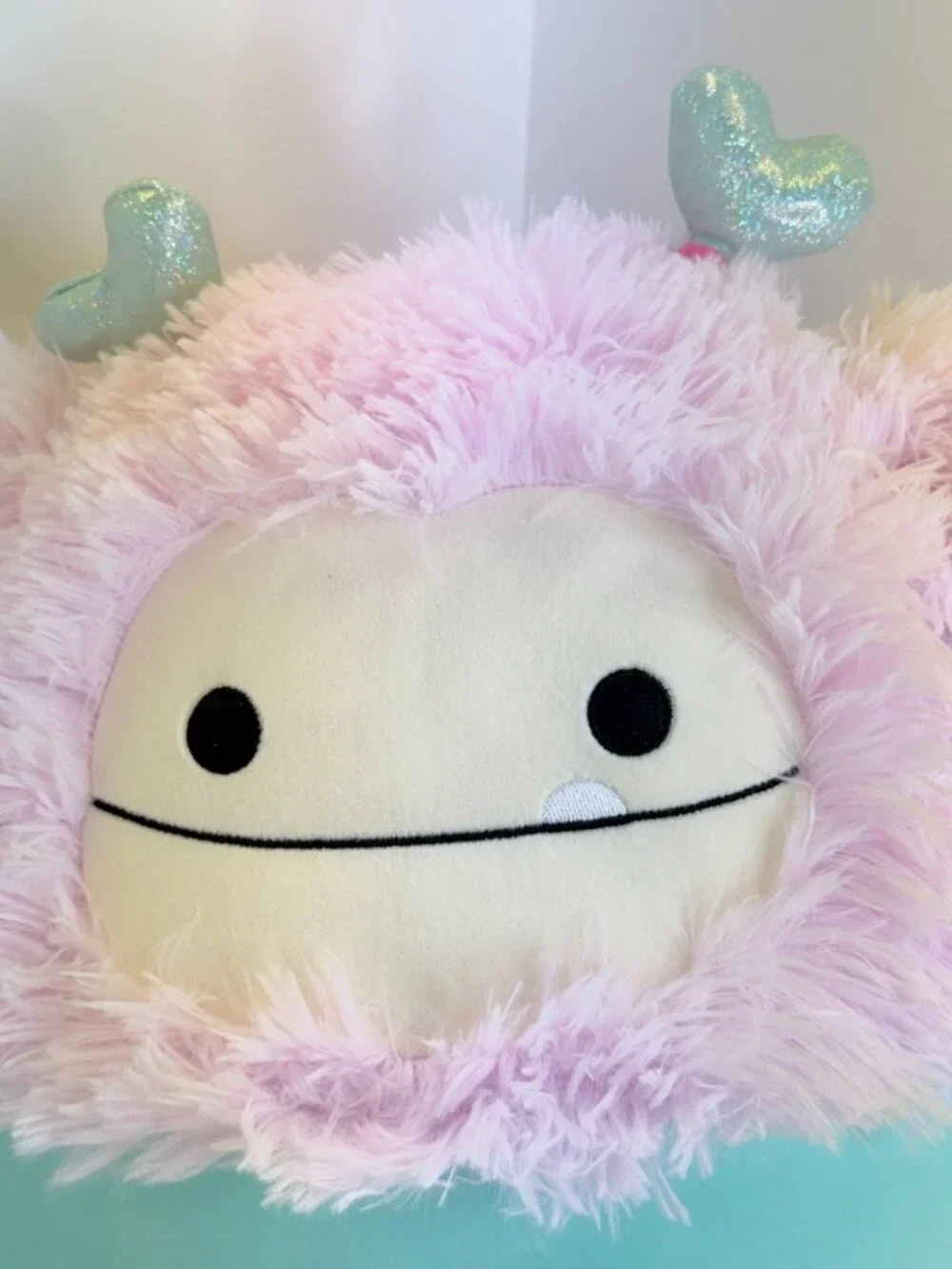 Squishmallow Original 14 Inch Bessem Mint And Pink Valentine Bigfoot 2026 New